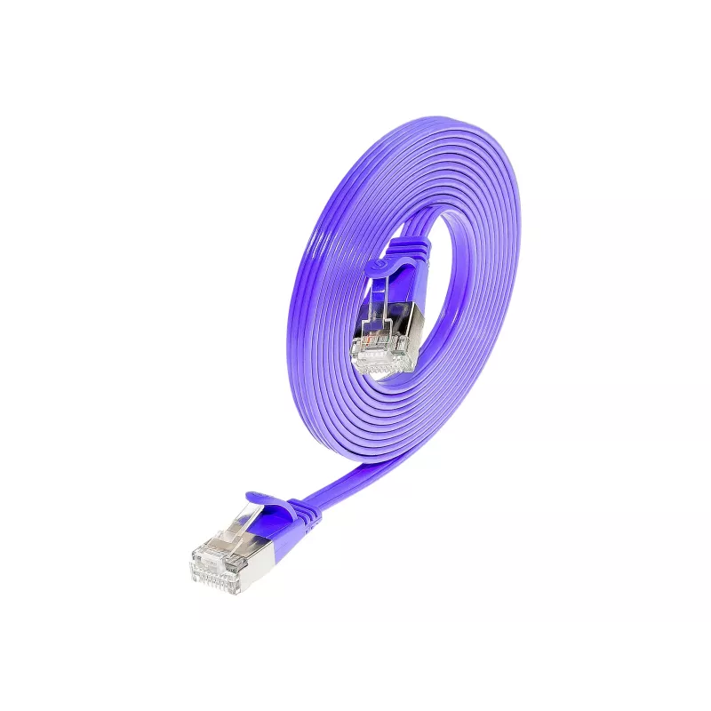 Wirewin SLIM S6 025 VT - cavo patch SLIM Cat.6, STP(PIMF), 0,25 m, viola PKW-STP-SLIM-KAT6 0.25 VT