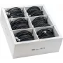 Wirewin SLIM-LS-K6A 3.0 BK 36 - cavo patch Ethernet slim 10 Gigabit Cat6a, 3 m, nero, confezione da 36
