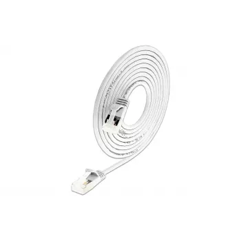 Wirewin SLIM-LS-K6A 2.0 WT 60 Cat.6A U/FTP cavo patch Ethernet slim, 2 m, bianco, confezione da 60