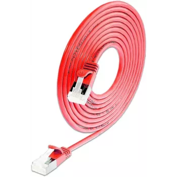 Wirewin SLIM KAT6A 10 Gigabit Light cavo patch, 0,15 m, U/FTP, Ø 3,8 mm, rosso, confezione da 50 SLIM-LS-K6A 0.15 RD 50