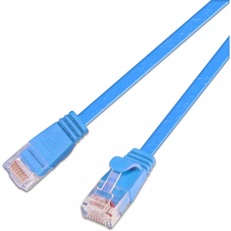 Wirewin Triotronik Cat 6 U/FTP cavo patch slim 2 m blu PKW-STP-SLIM-KAT6 2.0 BL