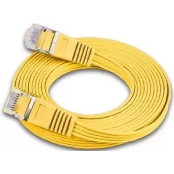 Wirewin Triotronik Cat6 U/FTP cavo patch Ethernet slim, 3 m, giallo PKW-STP-SLIM-KAT6 3.0 GE