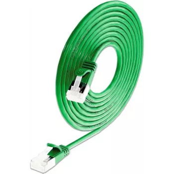 Wirewin Cat6a U/FTP cavo patch Ethernet slim, 10 Gbps, verde, 0,15 m PKW-LIGHT-STP-K6A 0.15 GN