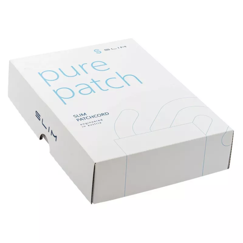 Wirewin SLIM KAT6A 10 Gigabit cavo patch Light, 0,1m, U/FTP, Ø3,8mm, grigio, confezione da 50 (SLIM-LS-K6A 0.1 50)
