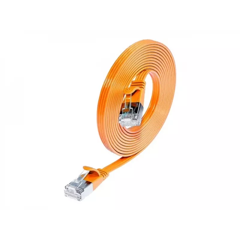 Wirewin SLIM S6 7.5 OR - cavo patch SLIM Cat.6, STP(PIMF), 7,5 m, arancione (PKW-STP-SLIM-KAT6 7.5 OR)