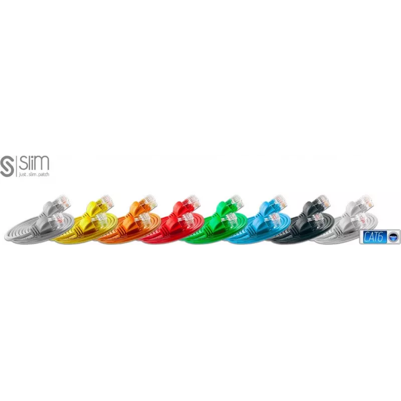 Wirewin SLIM UL6 10 WS - cavo patch SLIM-Light Cat.6, U/UTP, 10 m, bianco PKW-LIGHT-K6 10.0 WS