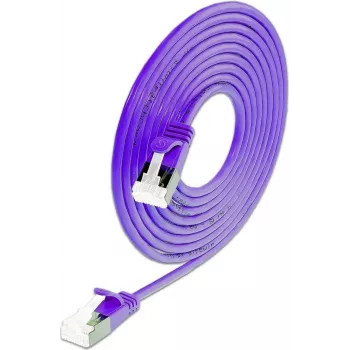 Wirewin Cat.6A 10 Gigabit cavo patch slim U/FTP, 0,25 m, viola PKW-LIGHT-STP-K6A 0.25 VT