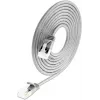 Wirewin SLIM-LS-K6A 0,15 50 Cat6A cavo patch Ethernet slim, 0,15 m, U/FTP, grigio, confezione da 50