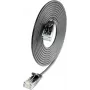 Wirewin Cat6a U/UTP cavo patch Ethernet slim 0,25 m nero SLIM-L-UU-K6A 0.25 BK
