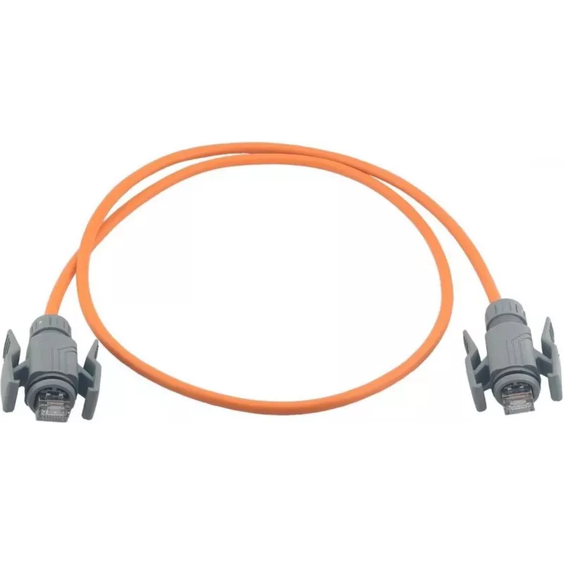 Wirewin cavo patch industriale Cat6a S/FTP PUR, 5 m, arancione, IP67 RJ45 PKW-I2-SF-K6A-PUR 5.0 OR