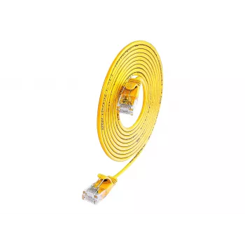 Wirewin Cat.6 SLIM-Light cavo patch U/UTP 7,5 m giallo PKW-LIGHT-K6 7.5 GE