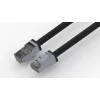 Wirewin cavo patch outdoor CAT6A S/FTP, 5 m, nero, guaina PUR, anti-UV PKW-OUT-SF-K6A-PUR 5.0
