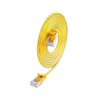 Wirewin SLIM KAT6A 10 Gigabit cavo patch light rotondo, U/UTP, Ø 3,6 mm, giallo (SLIM-L-UU-K6A 1.5 YE)