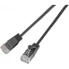Wirewin SLIM KAT6A 10 Gigabit cavo patch light rotondo, U/UTP, Ø 3,6 mm, nero (SLIM-L-UU-K6A 5.0 BK)