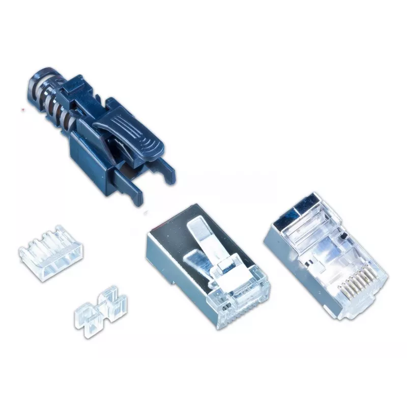 Wirewin MOD SL KAT6A STP 10 SW connettore RJ45 da cablare a campo, Cat6A, schermato, confezione da 10