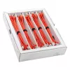 Wirewin SLIM-LS-K6A 0.25 RD 50 - cavo patch Ethernet slim Cat.6A U/FTP, 0,25m, rosso, confezione da 50