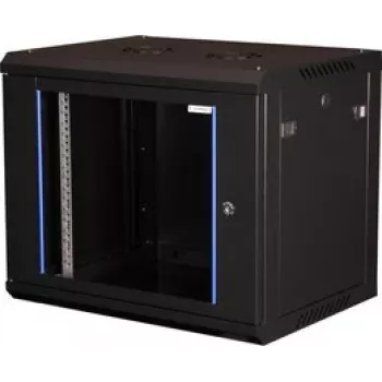 Wirewin armadio a parete 19 pollici, monoblocco, Pro 3ª generazione, 600x450mm, nero (WCAB PS3 600X450X9U B)