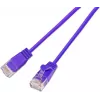 Wirewin SLIM KAT6A 10 Gigabit Lightpatchkabel rotondo, U/UTP, Ø 3,6 mm, viola (SLIM-L-UU-K6A 1.0 VT)