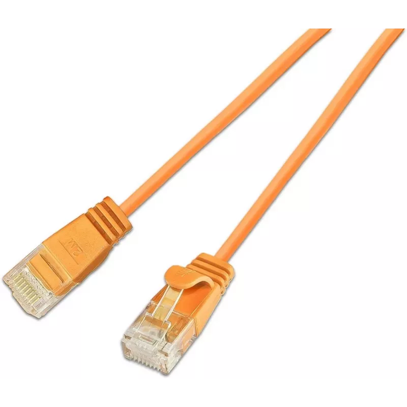 Wirewin SLIM Cat.6A 10 Gigabit Slim cavo patch Ethernet, U/UTP, 3,0 m, arancione SLIM-L-UU-K6A 3.0 OR