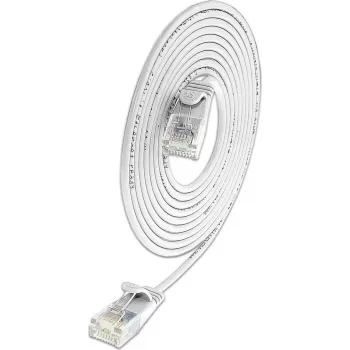 Wirewin SLIM KAT6A 10 Gigabit Light Patchkabel rotondo, U/UTP, Ø 3,6 mm, bianco, 5,0 m (SLIM-L-UU-K6A 5.0 WT)