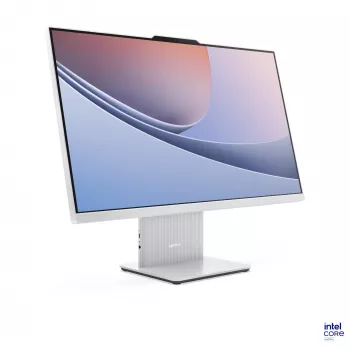 Lenovo IdeaCentre AIO 27 PC All-in-One, 27" FHD touch, Intel Core Ultra 7 256V, 16 GB, 1 TB SSD, Windows 11, grigio nuvola F0JW001TPB
