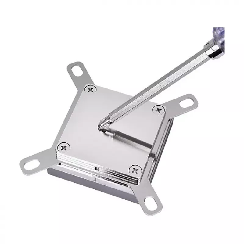Thermaltake Pacific W8 water block CPU argento