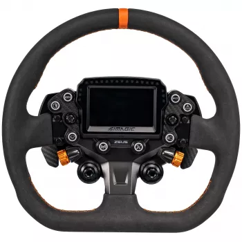 Simagic ZS-320CD corona volante in Alcantara, 320mm, a D, PCD 6x70mm, senza mozzo