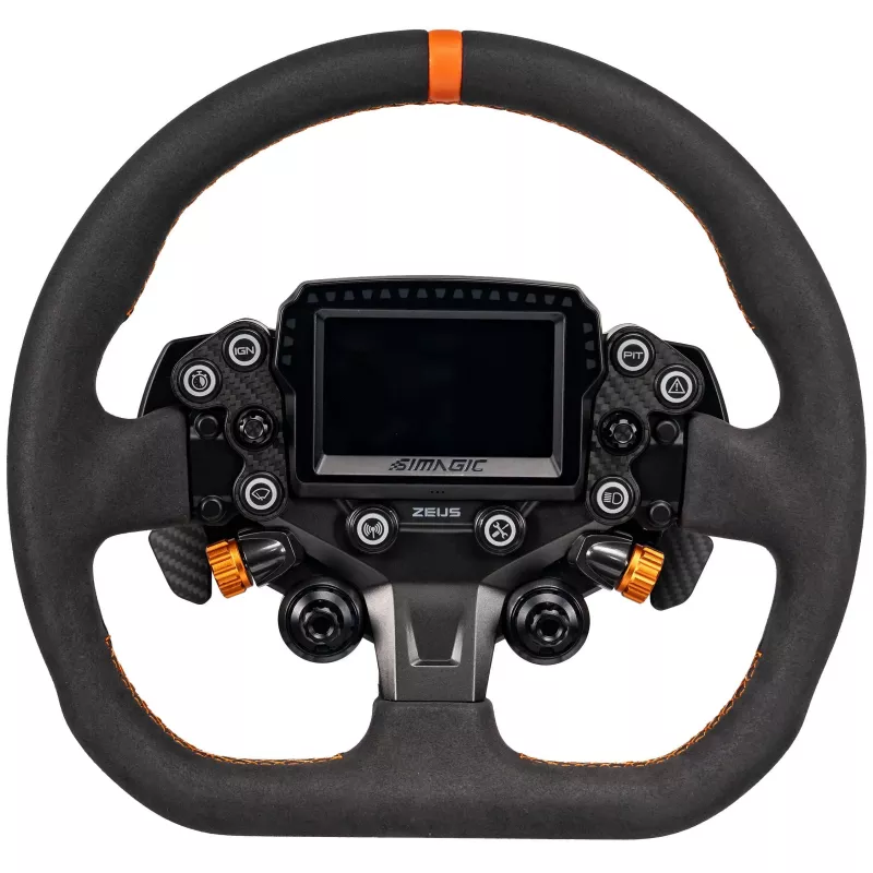 Simagic ZS-320CD corona volante in Alcantara, 320mm, a D, PCD 6x70mm, senza mozzo