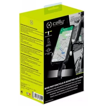 CELLY Universal Armor supporto per bici per smartphone fino a 6,7 inch, nero