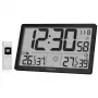 KIENZLE Jumbo NEO LCD stazione meteo orologio da parete nero