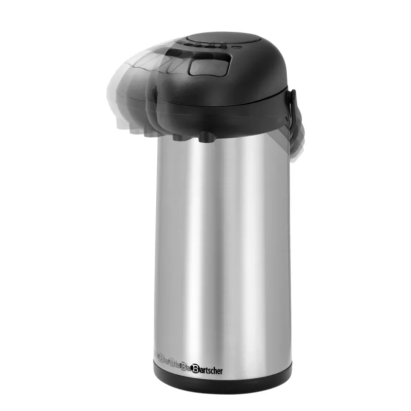 Bartscher caraffa termica 5L nero/argento