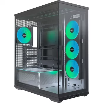 MONTECH TG3 Case PC, vetro temperato x2, nero