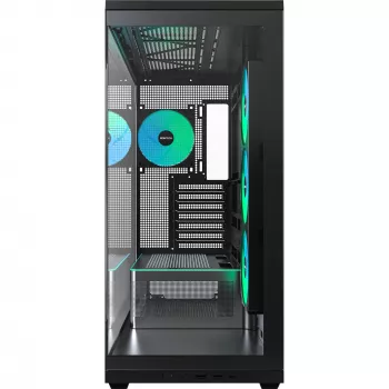 MONTECH TG3 Case PC, vetro temperato x2, nero