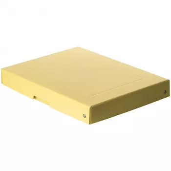 Scatola portadocumenti FALKEN PURE 500 fogli giallo pastello 24,0 x 32,0 x 4,0 cm, 1 pz. (22001928000F)