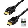 LogiLink cavo HDMI A/M a A/M 8K/60 Hz 48 Gbps metallo nylon certificato nero 5 m