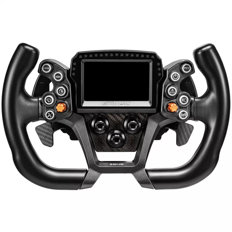 Simagic ZGT-300MC volante senza mozzo, gomma (RIM-ZGT-300MC-R)