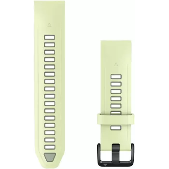 Garmin QuickFit 20 mm cinturino in silicone per orologi, Lemon/Willow Green, 010-14506-01