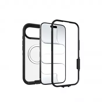 OtterBox Defender Series Pro XT cover posteriore per Apple iPhone 15 Pro Max - Dark Side (trasparente/nero)