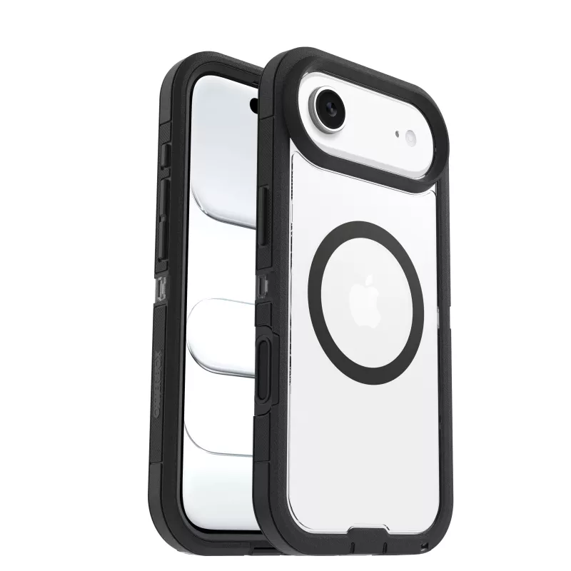 OtterBox Defender Series Pro XT cover posteriore per Apple iPhone 15 Pro Max - Dark Side (trasparente/nero)
