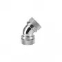 Thermaltake Pacific G1/4 PETG Tube raccordo a doppia compressione a 45 gradi cromato