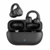JLab Flex Open Air Clip auricolari True Wireless, Bluetooth 5.3, 32h autonomia totale, IP55, nero