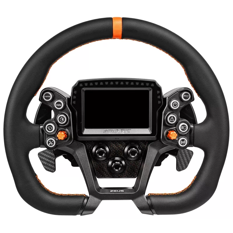 Simagic ZGT-300CD volante senza mozzo, pelle (RIM-ZGT-300CD-L)