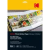 Kodak carta adesiva per foto lucida 120gsm A4 10 fogli (3510645)