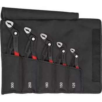 KNIPEX set pinze per acqua Cobra 5 pezzi in custodia pieghevole 00 19 55 S5