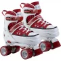 HUDORA pattini a rotelle taglia 28-31, pattini rosso/bianco, stile sneaker