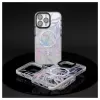 Evelatus custodia PC+TPU per Apple iPhone 15 Pro compatibile MagSafe - stampa floreale personalizzata