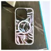 Evelatus custodia PC+TPU per Apple iPhone 15 Pro compatibile MagSafe - stampa floreale personalizzata