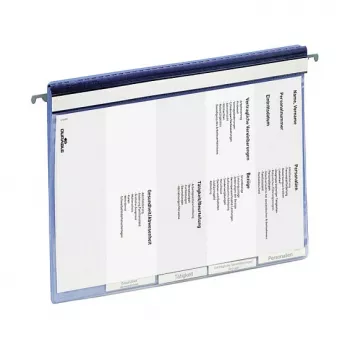 DURABLE fascicolo personale con barra sospensione A4 blu 255406
