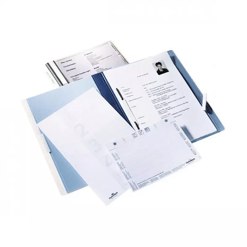 DURABLE fascicolo personale con barra sospensione A4 blu 255406