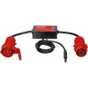 BENNING 044140 adattatore di misura attivo a 3 fasi per prese CEE 16A a 5 poli, 400V